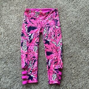 Lilly Pulitzer Luxletic Cropped Leggings size M